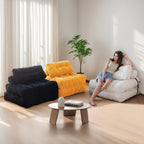 8 Corduroy Folding Couch Sofa Bed,Single