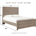 Culverbach Full Panel Bed - Gray