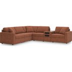 Modmax 6 Piece Modular Sectional with Audio Console