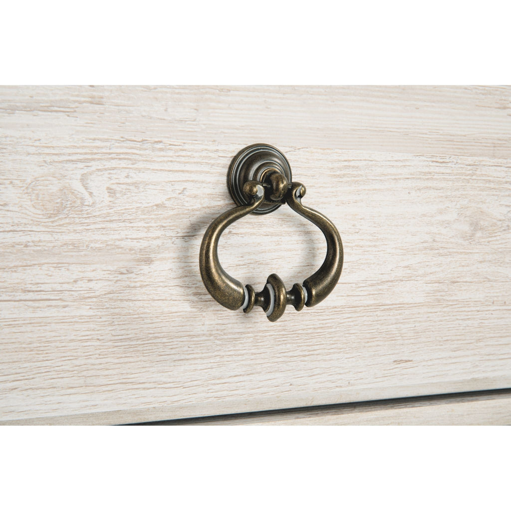 Willowton 5 Piece King Sleigh Bedroom - Whitewash