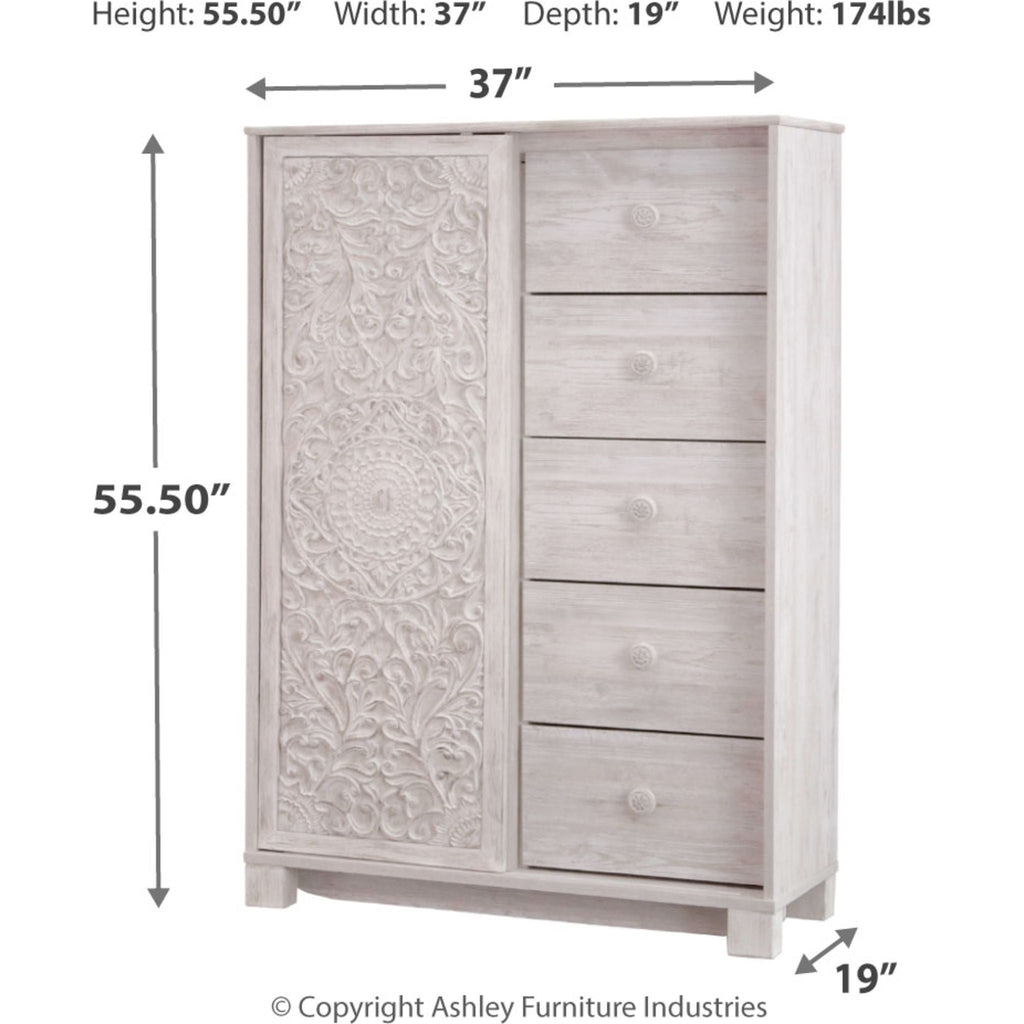 Paxberry Chest - White Wash