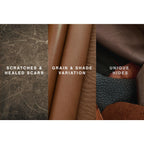 Santorine Ottoman - Dark Brown