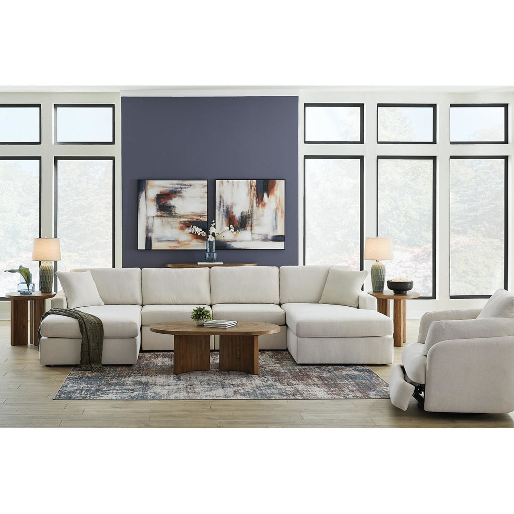 Modmax 4 Piece Modular Sectional with Double Chaise