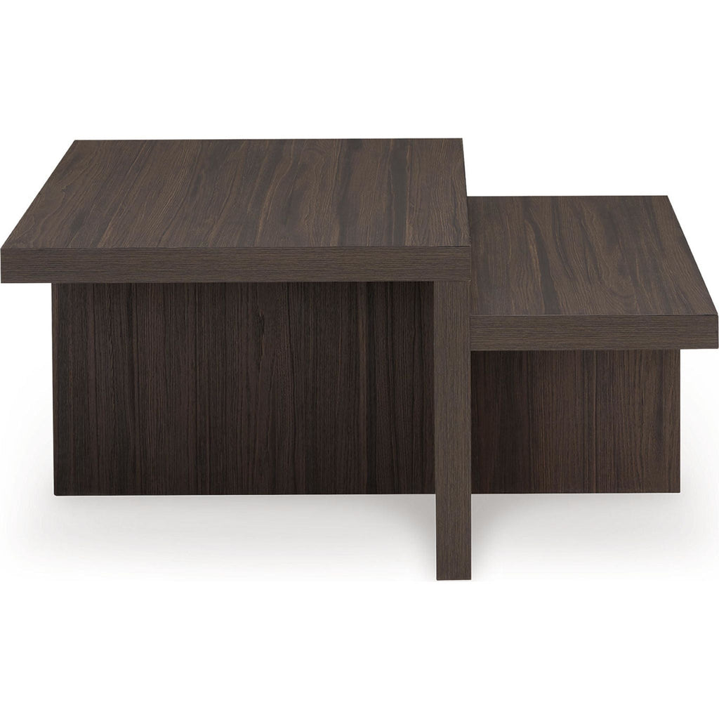 Zendex 2 Pack Tables - Brown