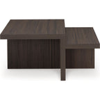 Zendex 2 Pack Tables - Brown