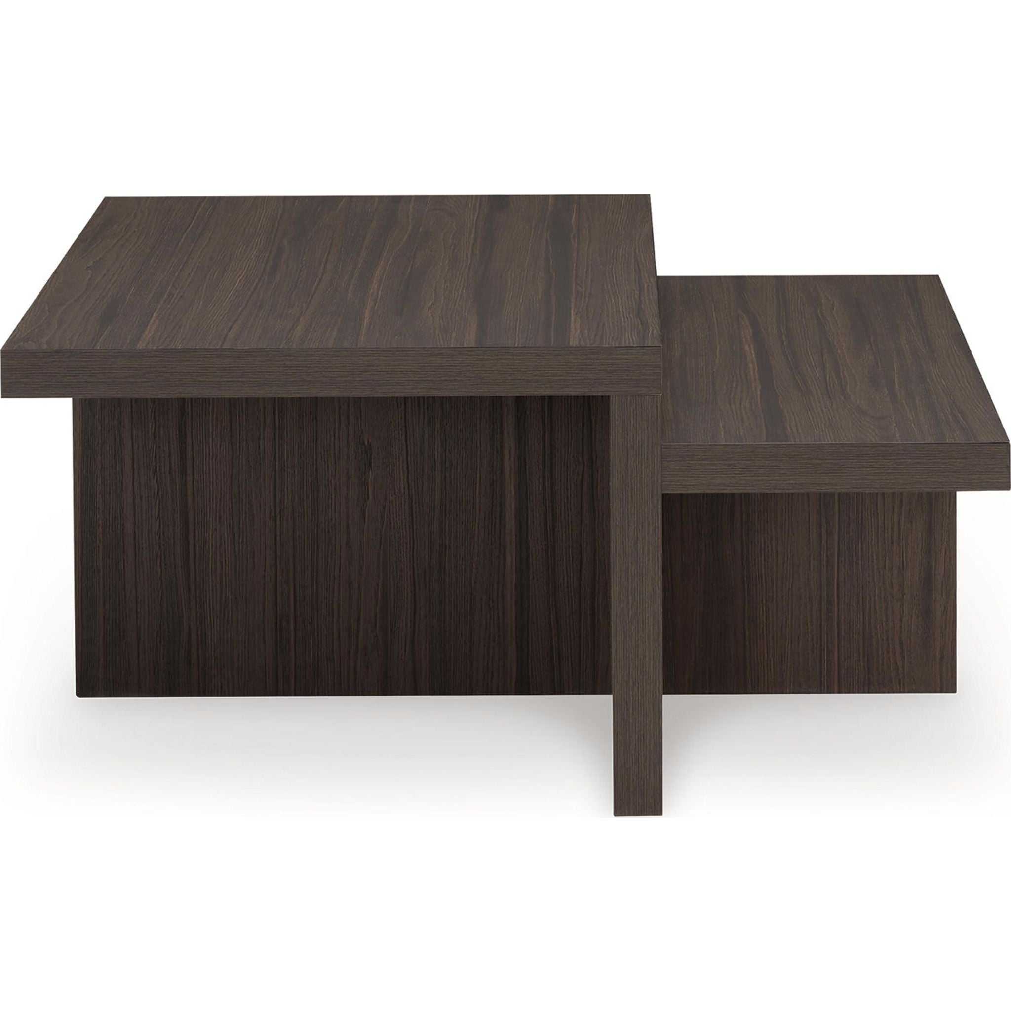 Zendex 2 Pack Tables - Brown