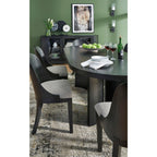 Rowanbeck Dining Chair - Gray/Black - (D821-01)
