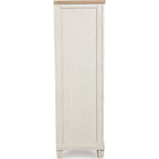 Shaybrock Door Chest - Antique White/Brown