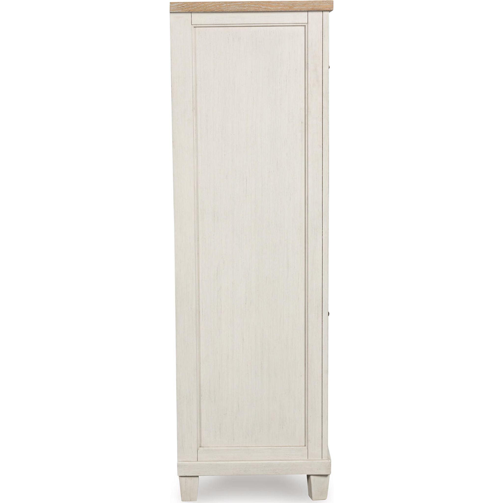 Shaybrock Door Chest - Antique White/Brown