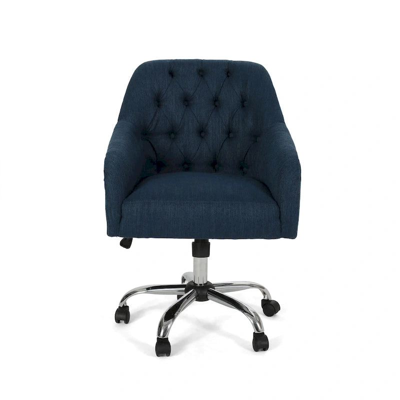 Barbour Upholstered Swivel Office Chair by Christopher Knight Home - N/A