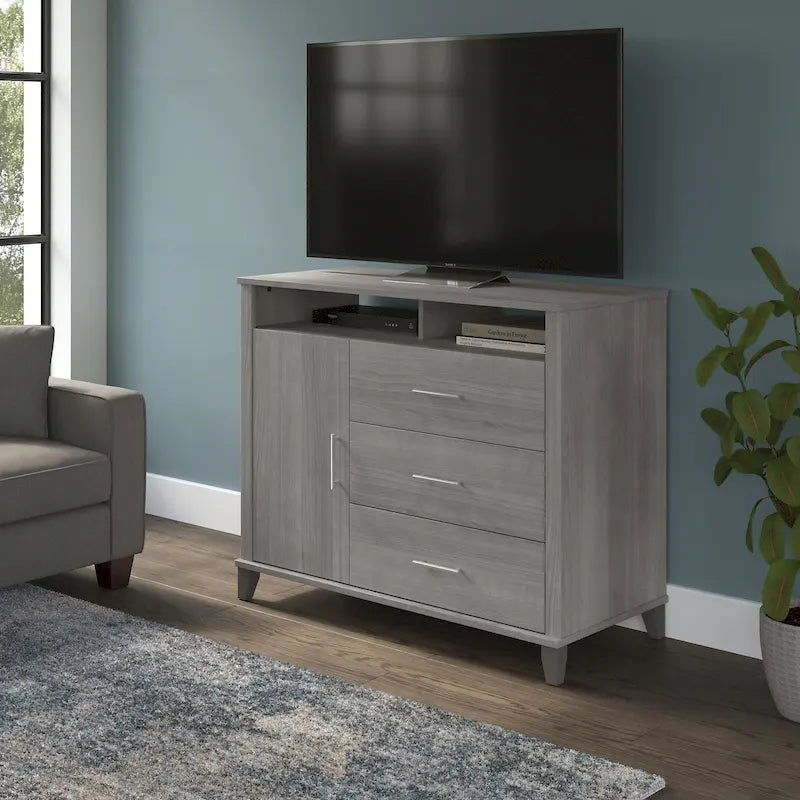 Somerset Tall TV Stand with Storage by Bush Furniture
