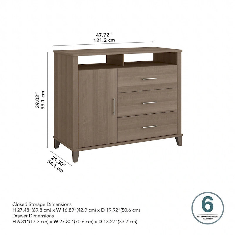 Somerset Tall TV Stand with Storage by Bush Furniture