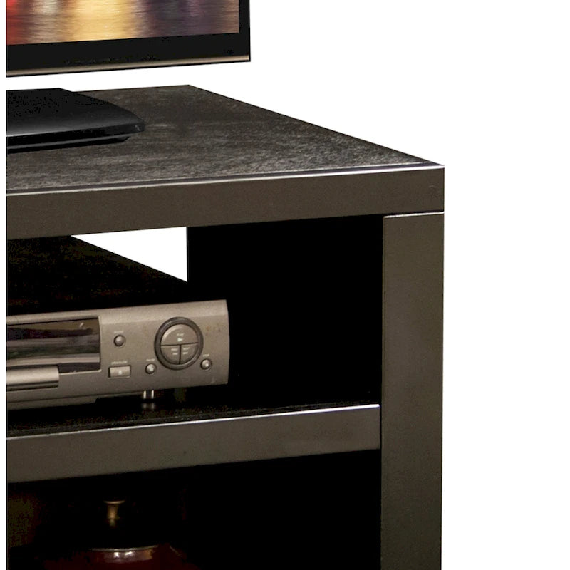 Bridgevine Home Urban Loft 48 inch TV Stand for TVs up to 55 inches, No Assembly Required, Mocha Finish