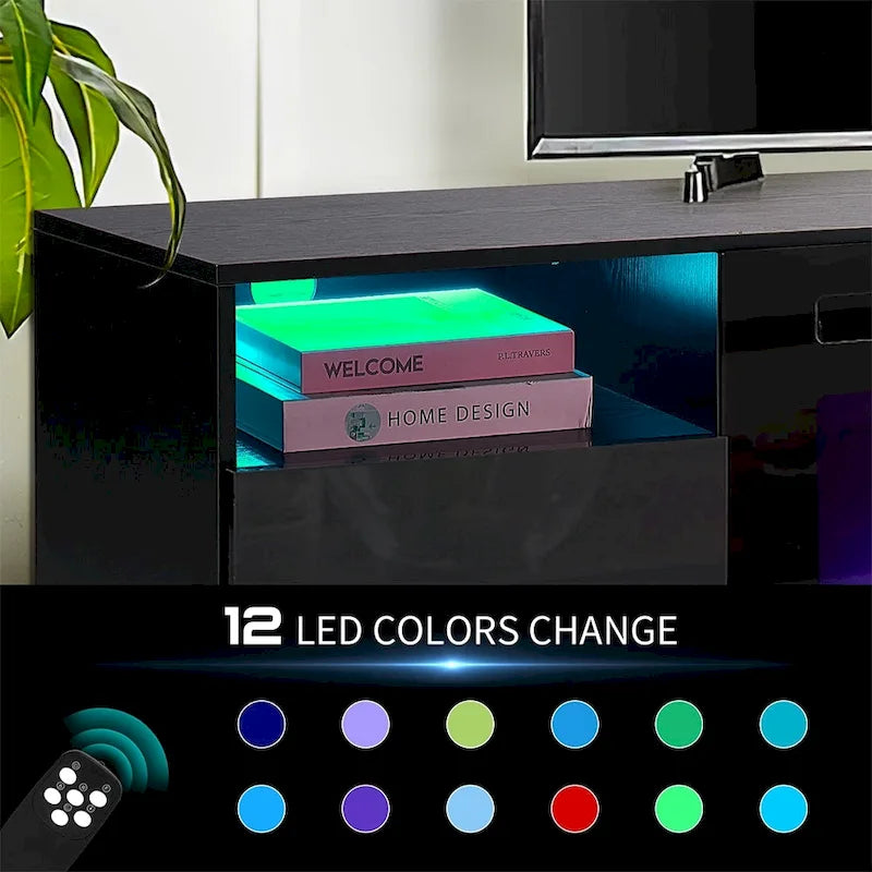 70 Fireplace TV Stand with 36 Electric Fireplace