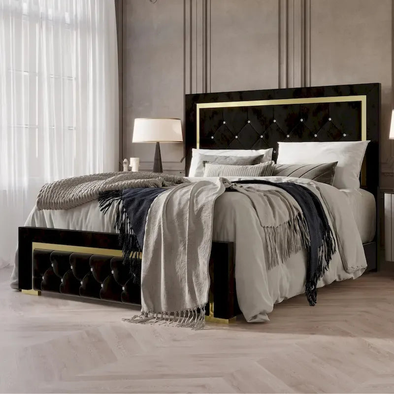 Deena Panel Bed