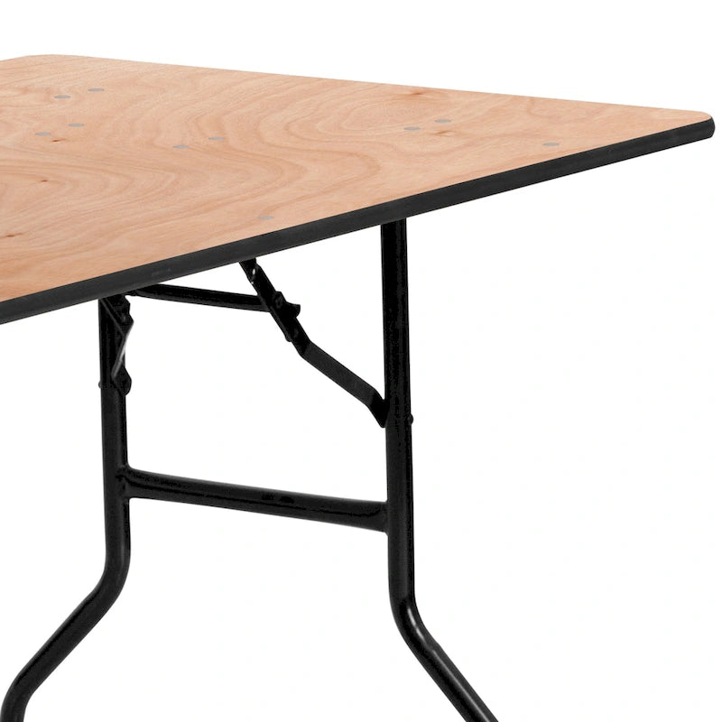 Natural Wood Folding Table