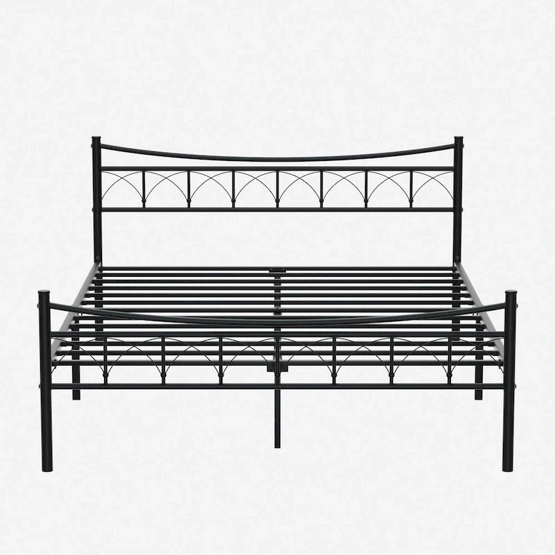 VECELO Metal Platform Bed Frame with Headboard Twin/Full/Queen Beds