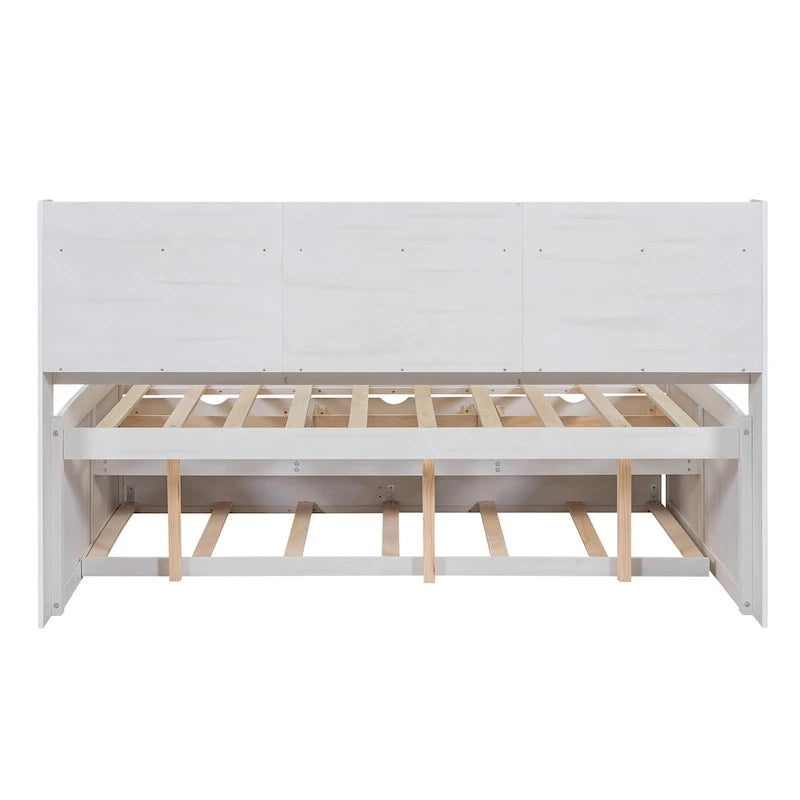 Full Size Wooden Captain Bed