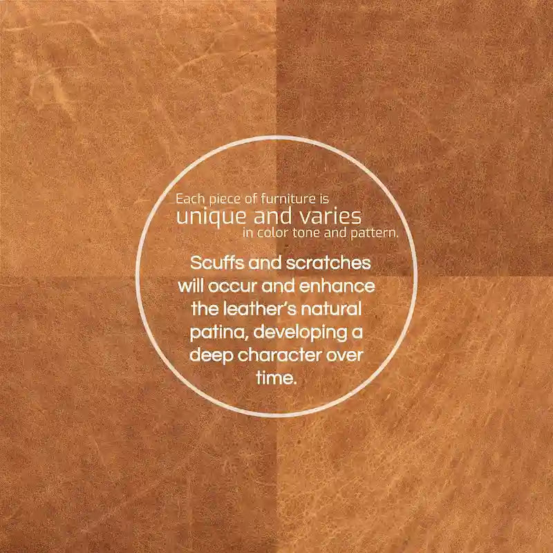 Poly & Bark Essex 74 Apartment Sofa - Full Grain Genuine Italian Leather