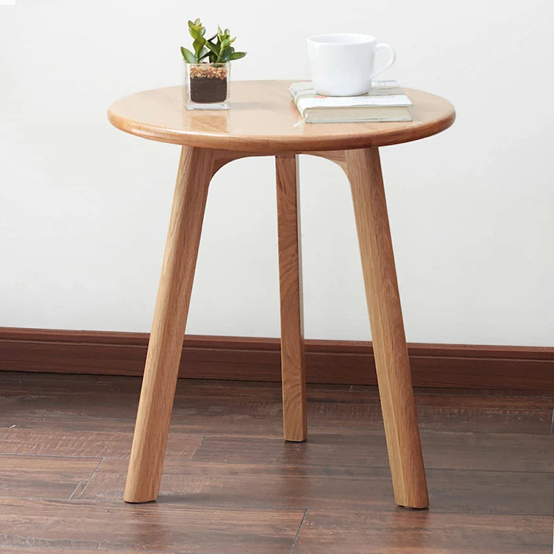Small Round End Table Side Table