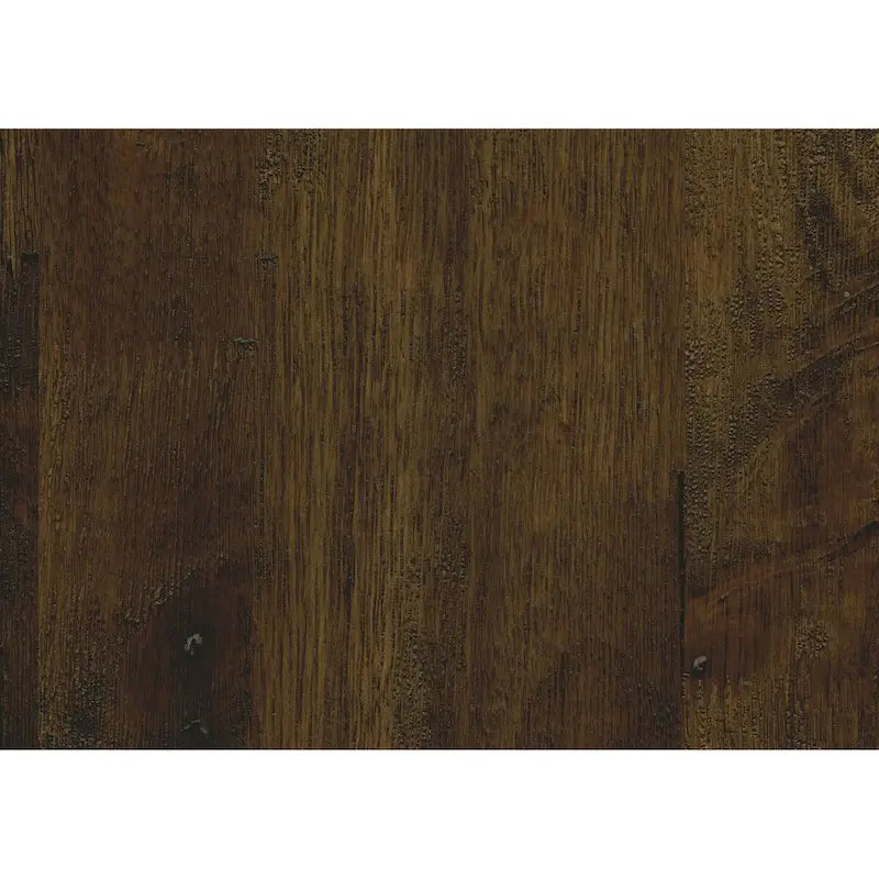 Itti 32 Inch Square Cocktail Coffee Table, 2 Drawers, Brown Wood, Black