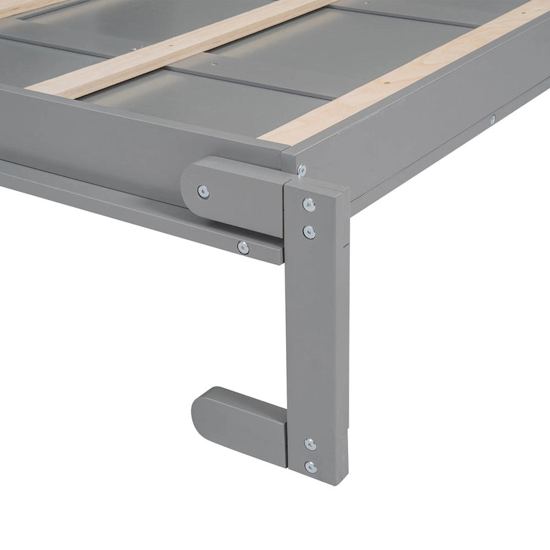 Queen Size Murphy Bed with Shelves