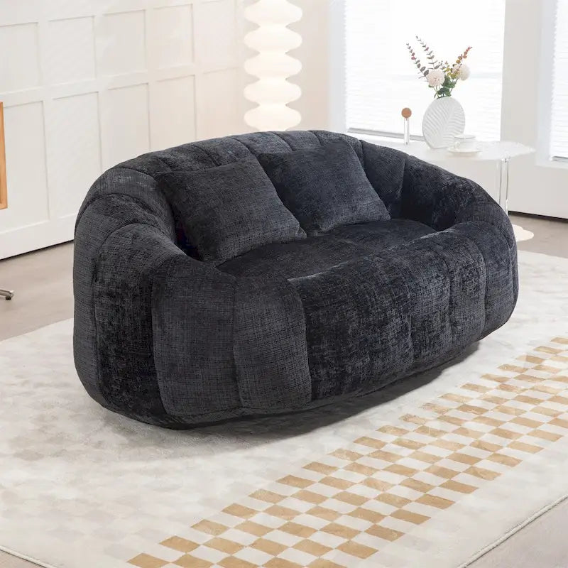 Chenille Bean Bag Chair Lazy Sofa