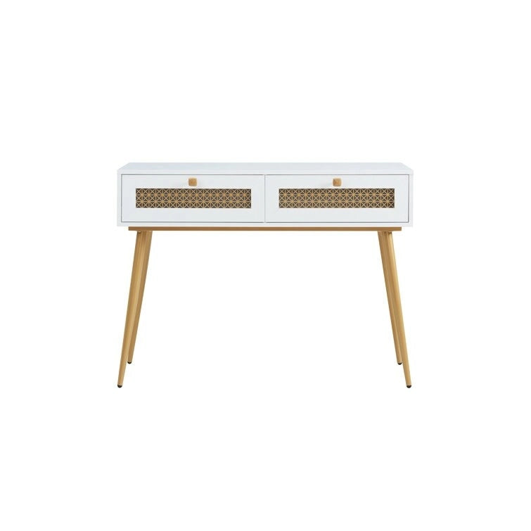 41.9 Wood 2-Drawer Entryway Console Table