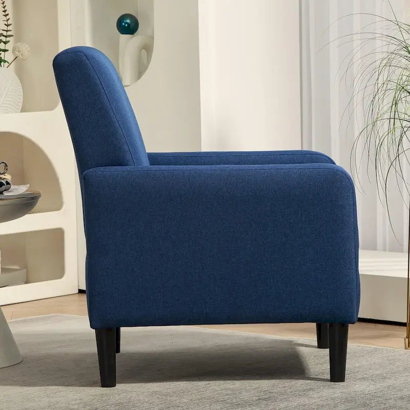 US Pride Furniture Minimalist Elegant Style Armchair with Solid Wood Frame Construction and New Soft Sponge