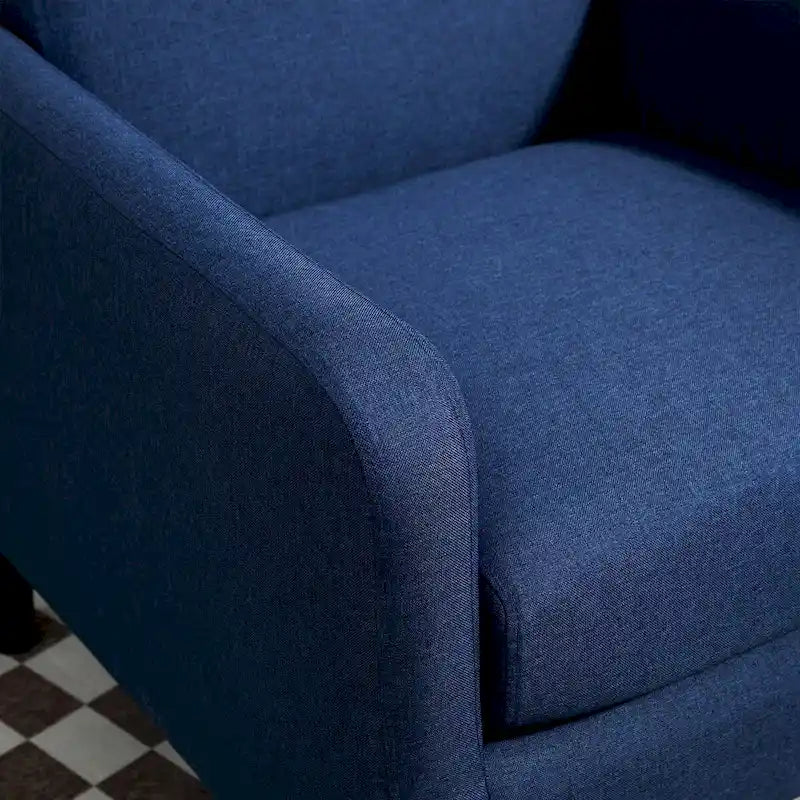 US Pride Furniture Minimalist Elegant Style Armchair with Solid Wood Frame Construction and New Soft Sponge