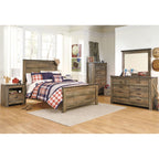 Trinell 5 Piece Full Storage Bed - Brown