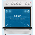 Danby 30 Electric Range (DRRM300WC) - White