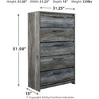 Baystorm 4 Piece Bedroom Package