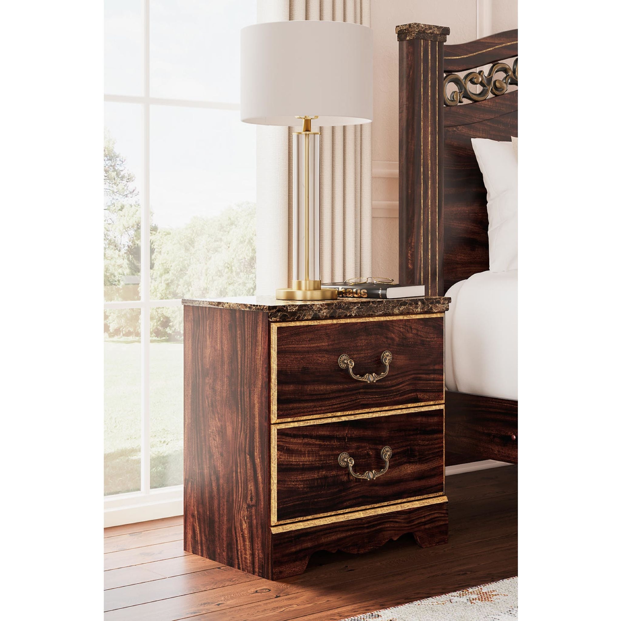 Glosmount Nightstand - Two-tone
