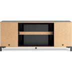 Cayberry TV Stand with Fireplace - Black