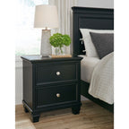 Lanolee 6 Piece Panel Bedroom - Black