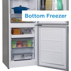 Danby Bottom Mount Fridge (DBMF100B1SLDB) - Stainless Look