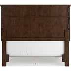 Danabrin Panel Bed - Brown