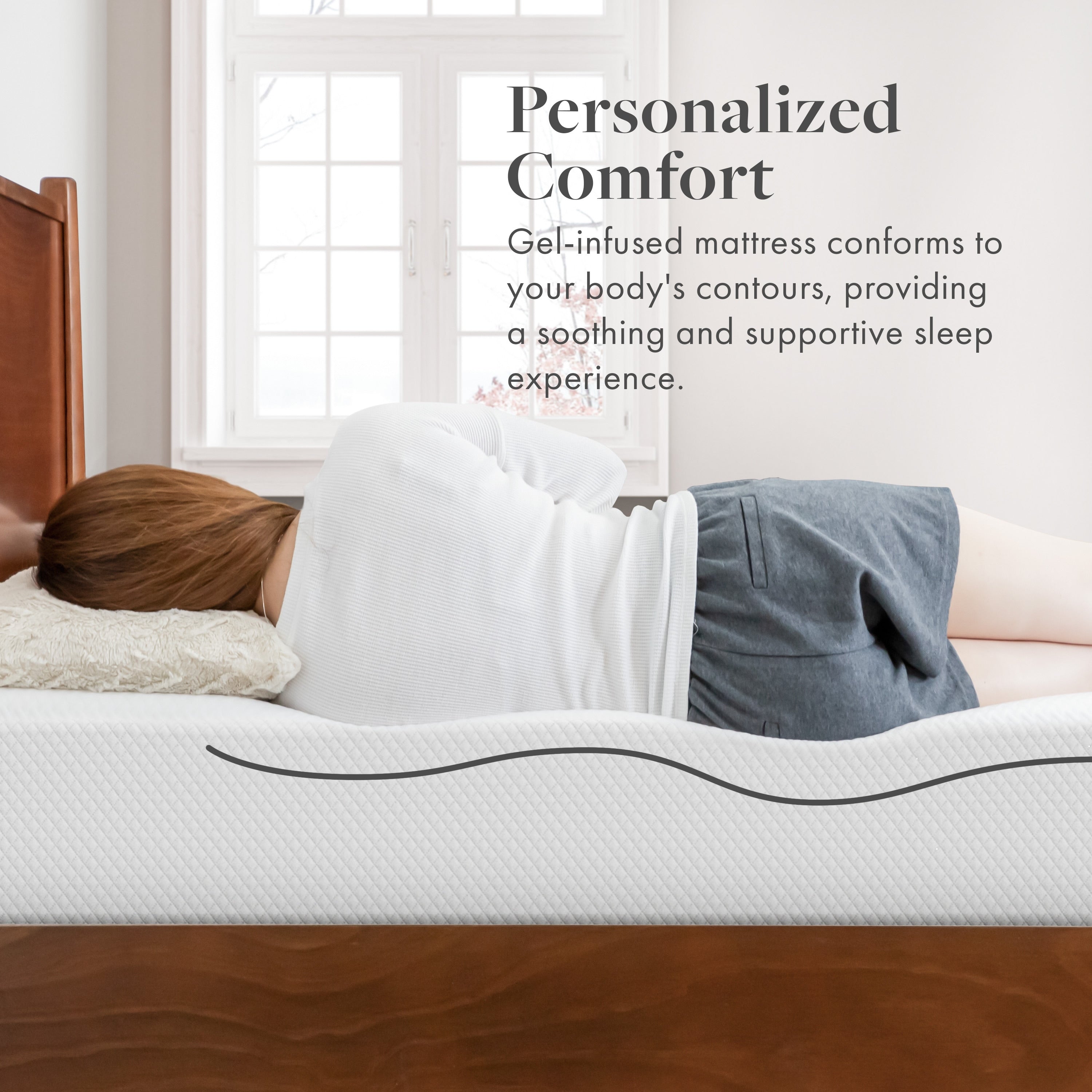 SoftNest Rejuv Collection 8-inch Premium Gel Memory Foam Mattress