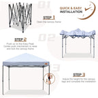 ABCCANOPY Durable Easy Pop up Canopy Tent Outdoor canopy tent