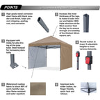 ABCCANOPY Durable Easy Pop up Canopy Tent Outdoor canopy tent