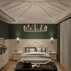 Acroma 12-light Farmhouse 40In Wagon Wheel Chandelier with UL - 40'' D x 138'' H