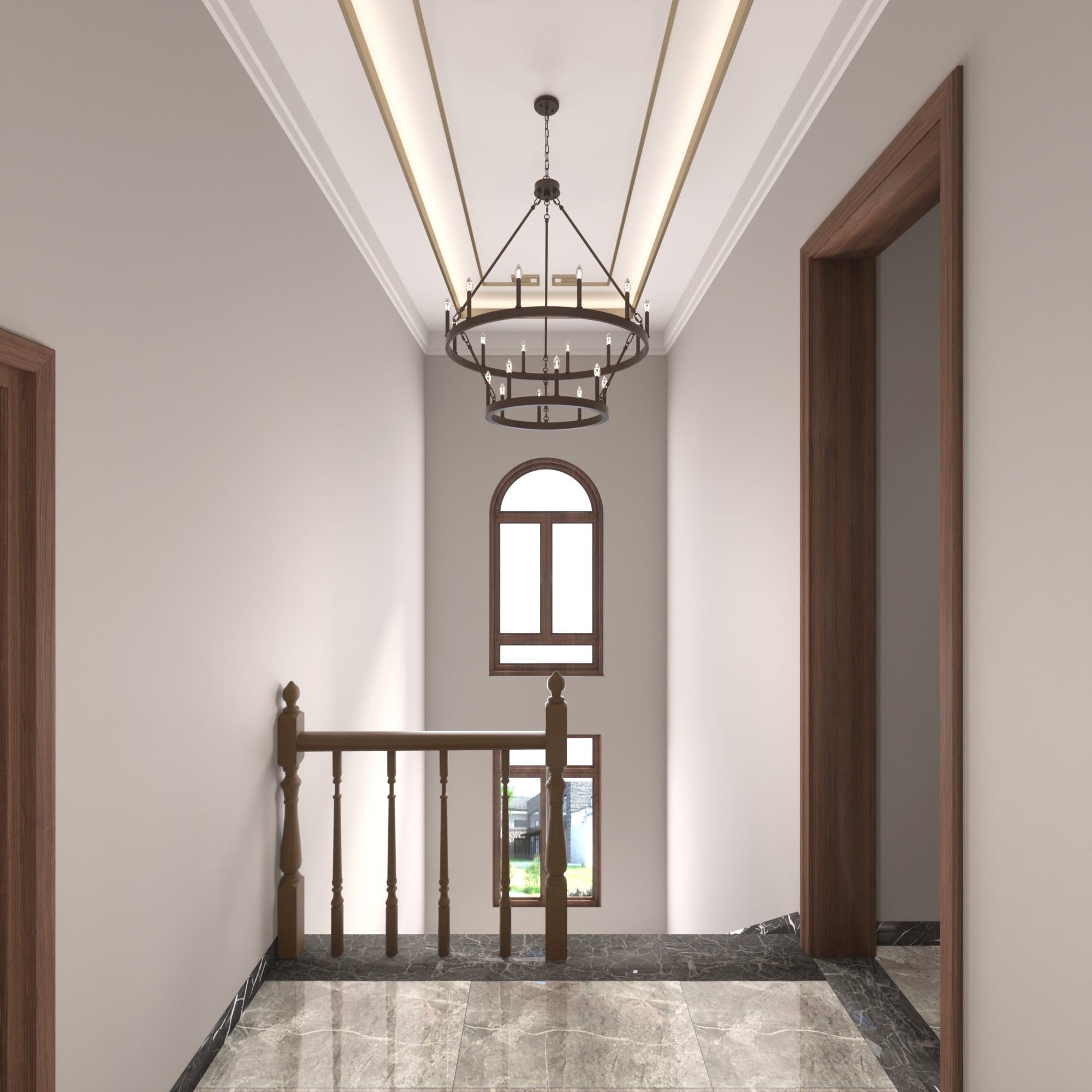 Acroma 20-light Modern Farmhouse 40In Round Wagon Wheel Chandelier with UL