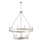 Acroma 20-light Modern Farmhouse 40In Round Wagon Wheel Chandelier with UL