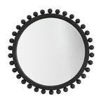 Alden Décor Orion Round Wood Mirror, Natural
