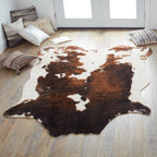 Alexander Home Yosemite Faux Cowhide Area Rug