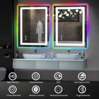 Anti-Fog RGB Backlit & LED Frontlit Bathroom Mirror