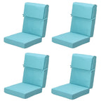 Aoodor Patio High Back Chair Cushions Set of 4, 46x21x4 Inches(Only Cushions)