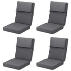 Aoodor Patio High Back Chair Cushions Set of 4, 46x21x4 Inches(Only Cushions)
