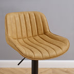 Art Leon Adjustable Height Swivel Barstool, Set of 2